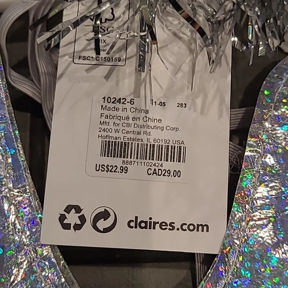 Claire's Angel Skirt, Wings & Halo Headband NWT - Picture 5 of 5